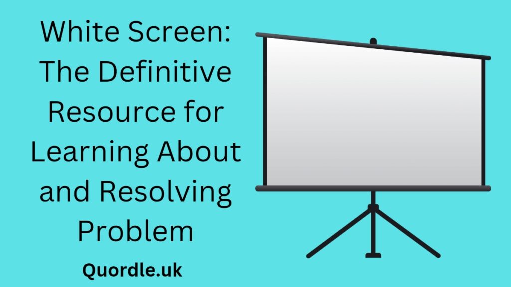White Screen