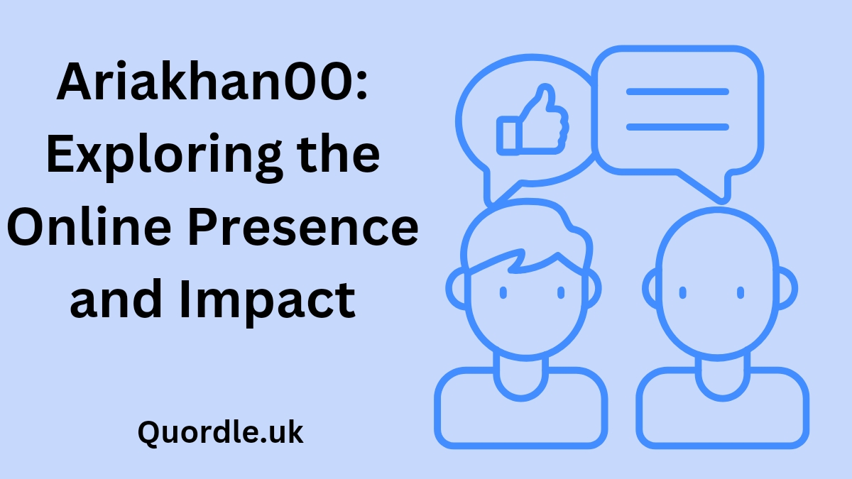 Read more about the article Ariakhan00: Exploring the Online Presence and Impact